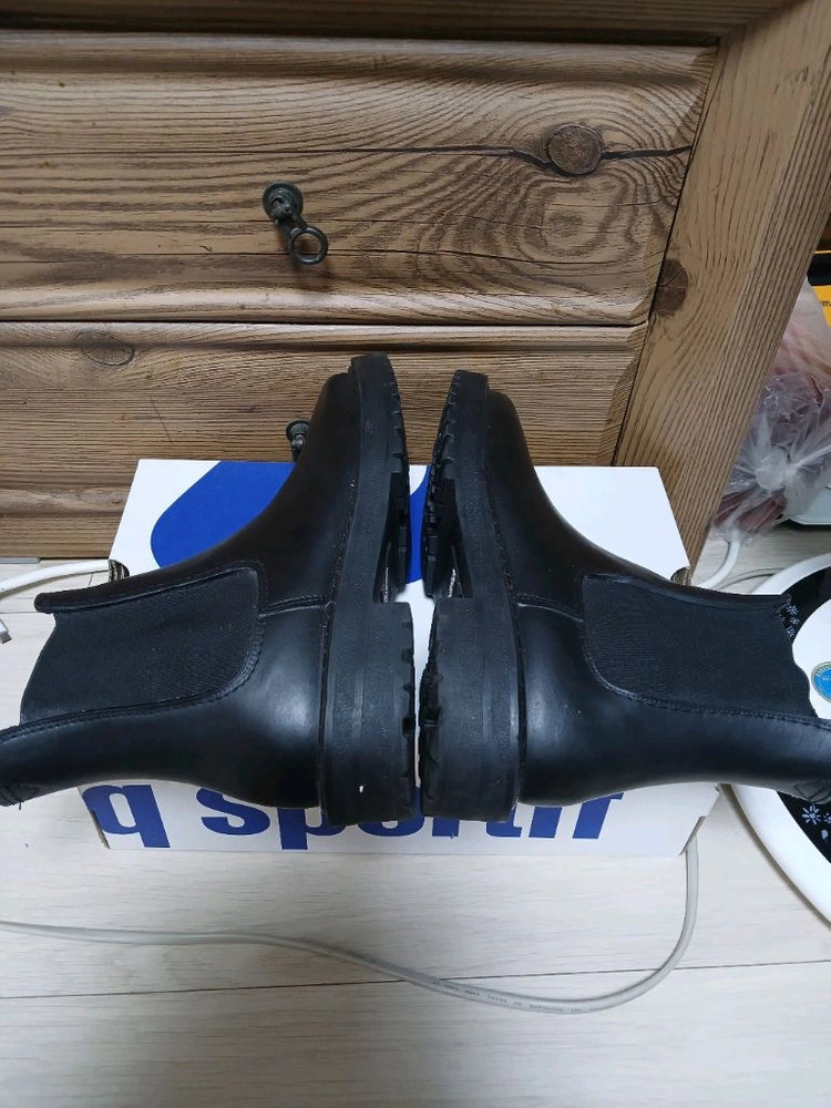 무신사 스탠다드 블랙 첼시 레인 부츠(270mm) 이미지