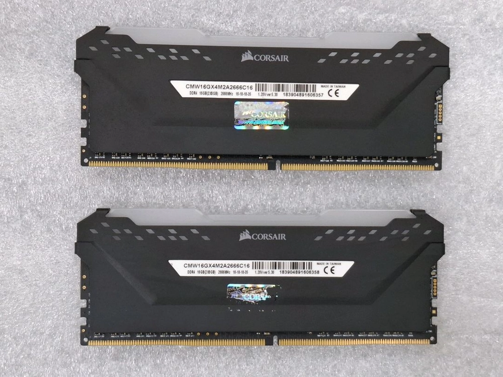 컴퓨터 CORSAIR 메모리 DDR4 2666V 16GB (8GB 2개) 이미지