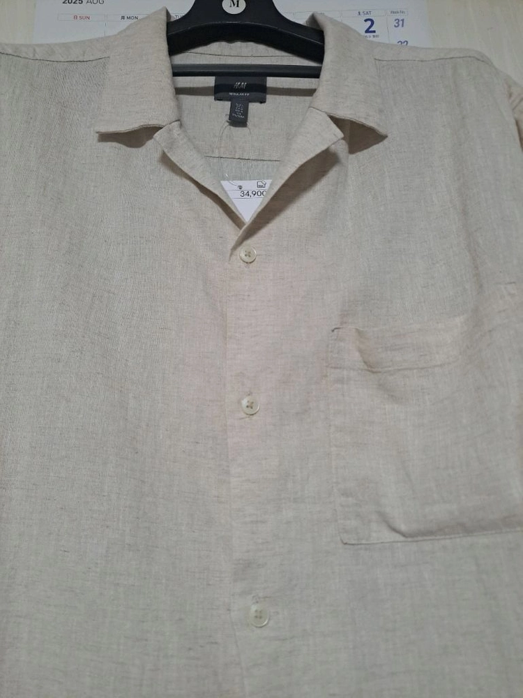 100-105)H&M 린넨 셔츠 이미지