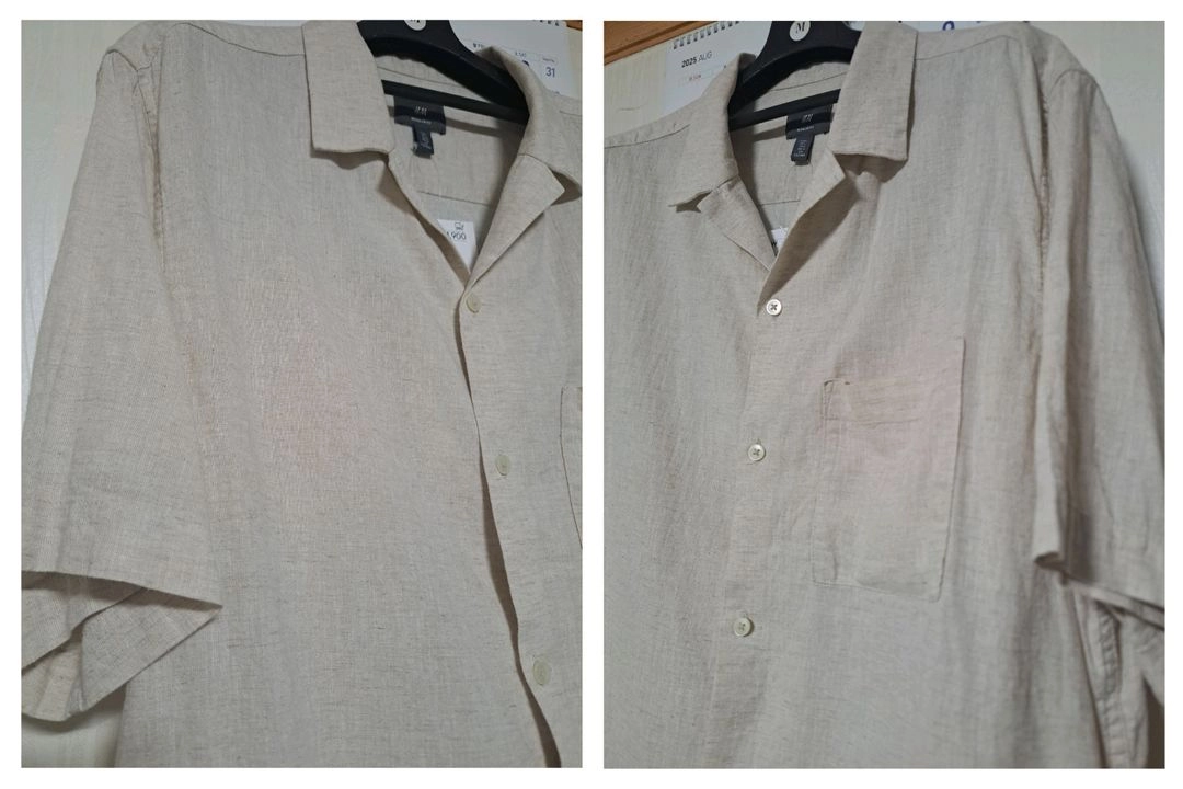 100-105)H&M 린넨 셔츠 이미지