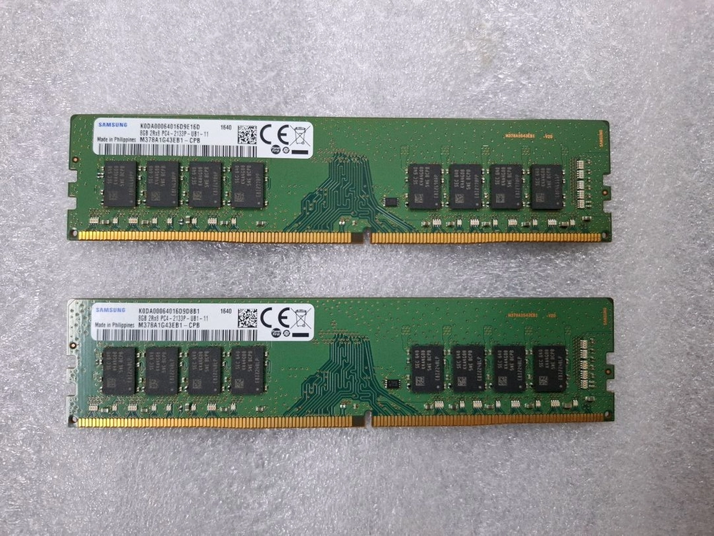 컴퓨터 삼성 메모리 DDR4 2133P 16GB (8GB 2개) 이미지