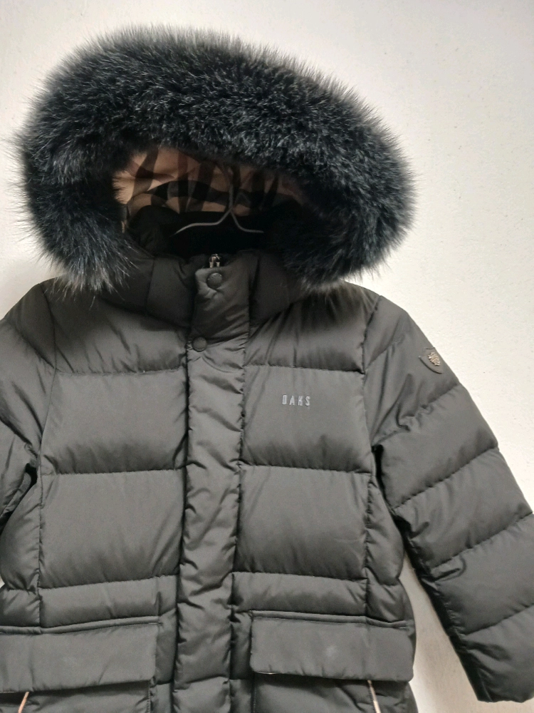 닥스 키즈 여아 롱패딩 다운점퍼 사이즈 120(7y) 이미지