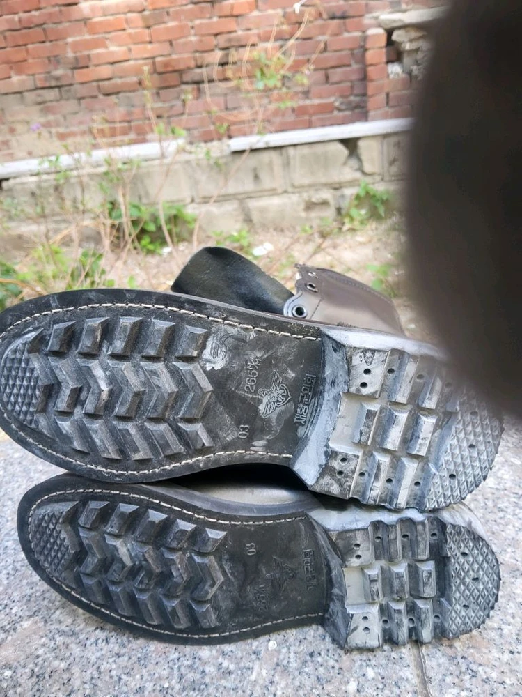 구형 봉합식전투화 265EEE 신품 이미지