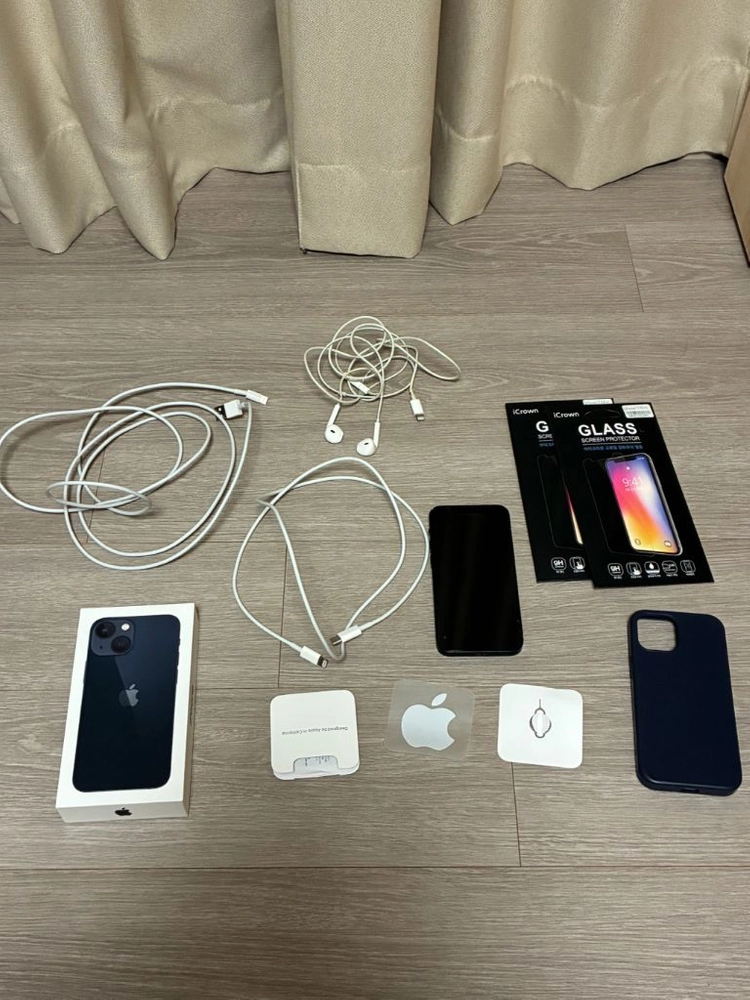 (풀박스)아이폰 13 mini 미니 미드나이트블루 128gb 이미지