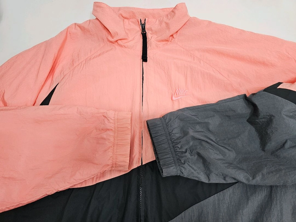 NIKE 나이키 NSW 빅스우시 우븐 바람막이 자켓 / 남 L (추천 105이상) 인디핑크 다크그레이 이미지
