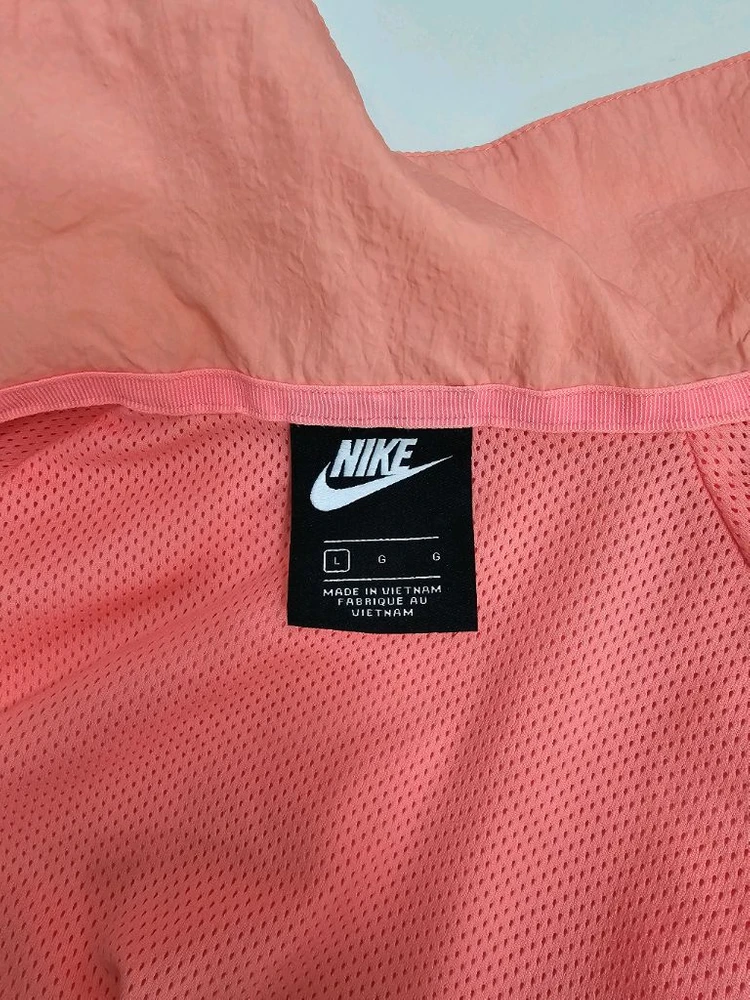 NIKE 나이키 NSW 빅스우시 우븐 바람막이 자켓 / 남 L (추천 105이상) 인디핑크 다크그레이 이미지