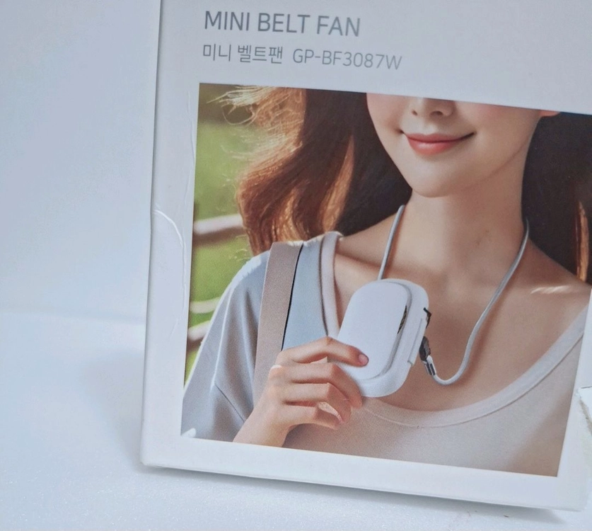 (새상품)폴리나 미니 벨트팬 선풍기 화이트색상 이미지