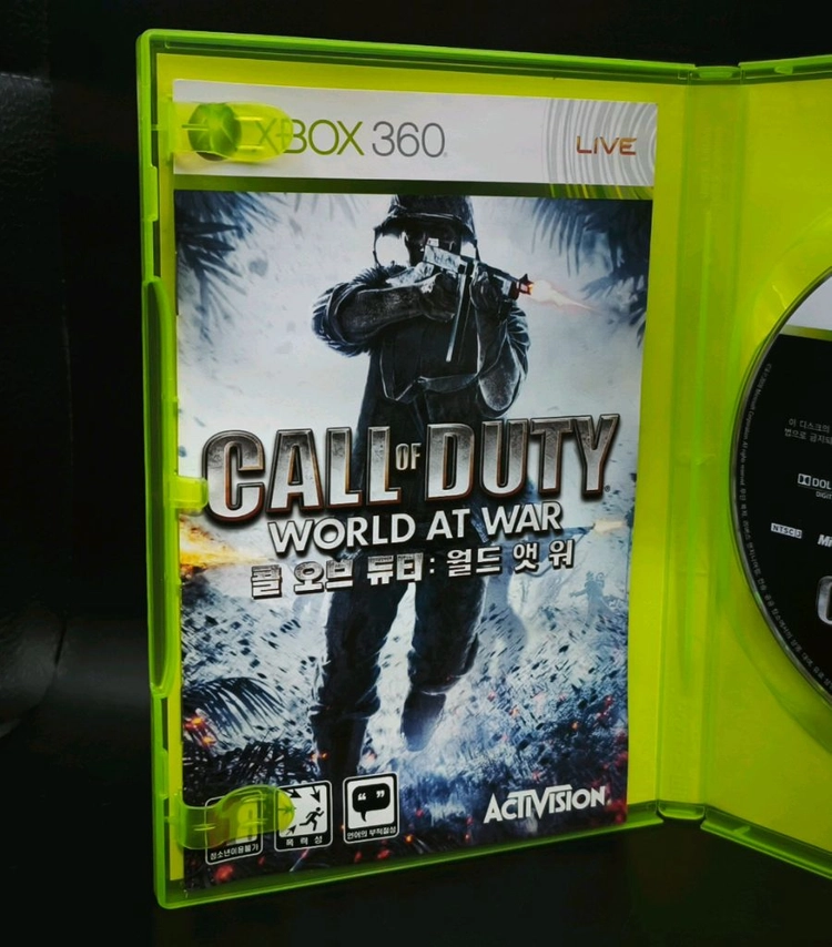 XBOX360: 한글정발 콜오브듀티 월드앳워 2차대전의 포화속으로 이미지