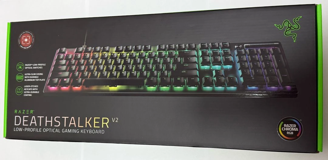 미개봉 RAZER DEATHSTALKER 레이저 데스스토커 V2 유선 키보드 판매합니다 - 안심되는 중고거래