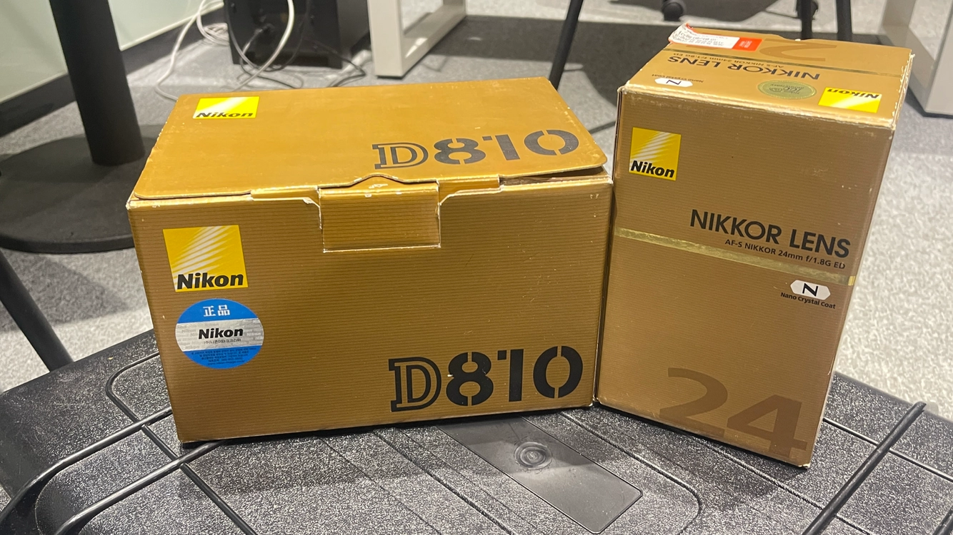 니콘 D810+af-s 24mm 1.8g ED 렌즈 - 안심되는 중고거래