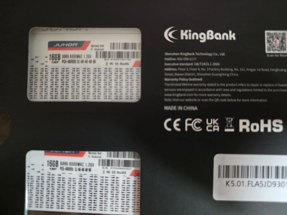 JUHOR DDR4 16GB X 2 32GB - 안심되는 중고거래