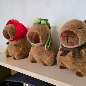 정품 카피바라 인형 3종 일괄 이미지