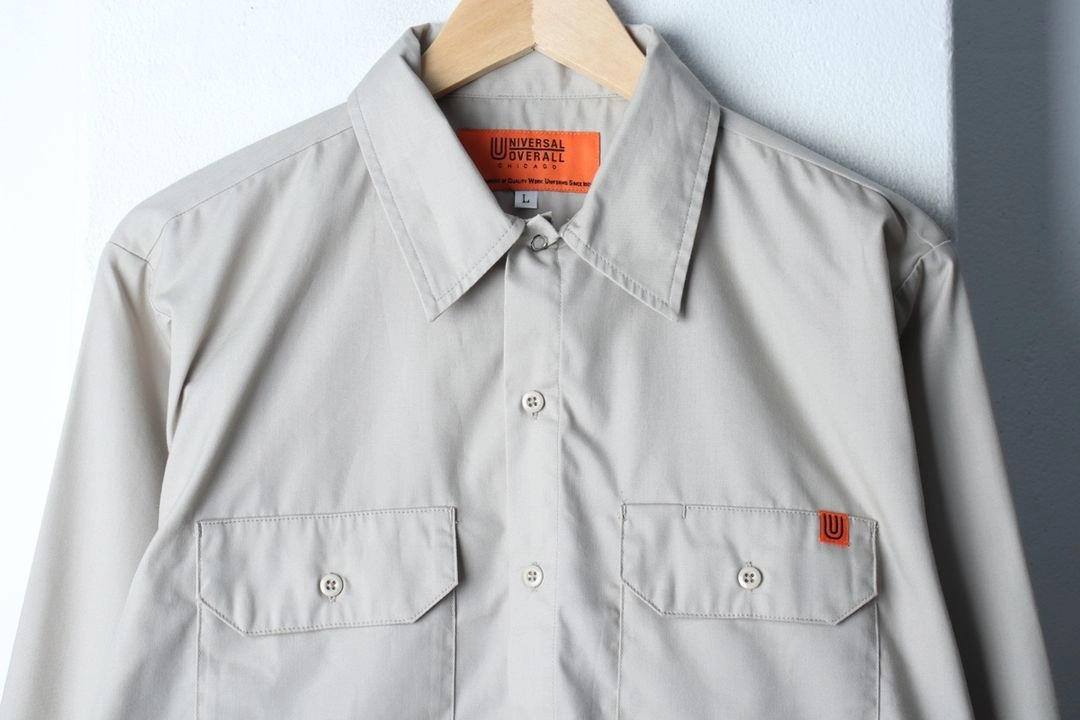 (L-XL) 유니버셜오버롤 셔츠 남방 투포켓 무지 이미지
