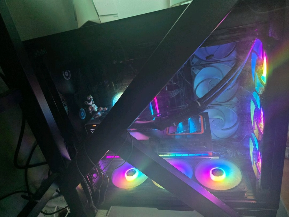 o11d evo xl블랙+수냉아틱420 argb 이미지