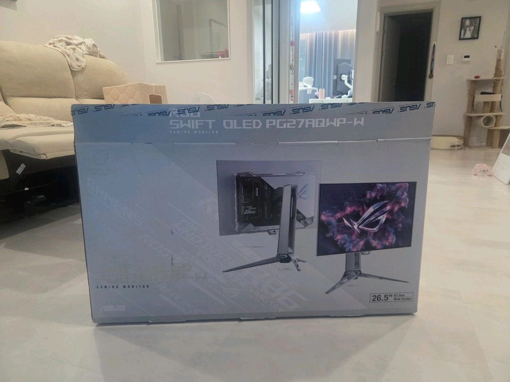 에이수스 ROG SWIFT OLED PG27AQWP-W 540Hz 게이밍 모니터 (직거래) 풀박스 이미지