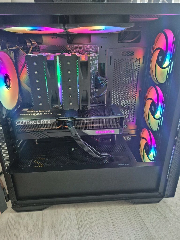 (전주) 7800x3d 4070super ddr5 5600 32G p41 2TB 본체 판매합니다. 이미지