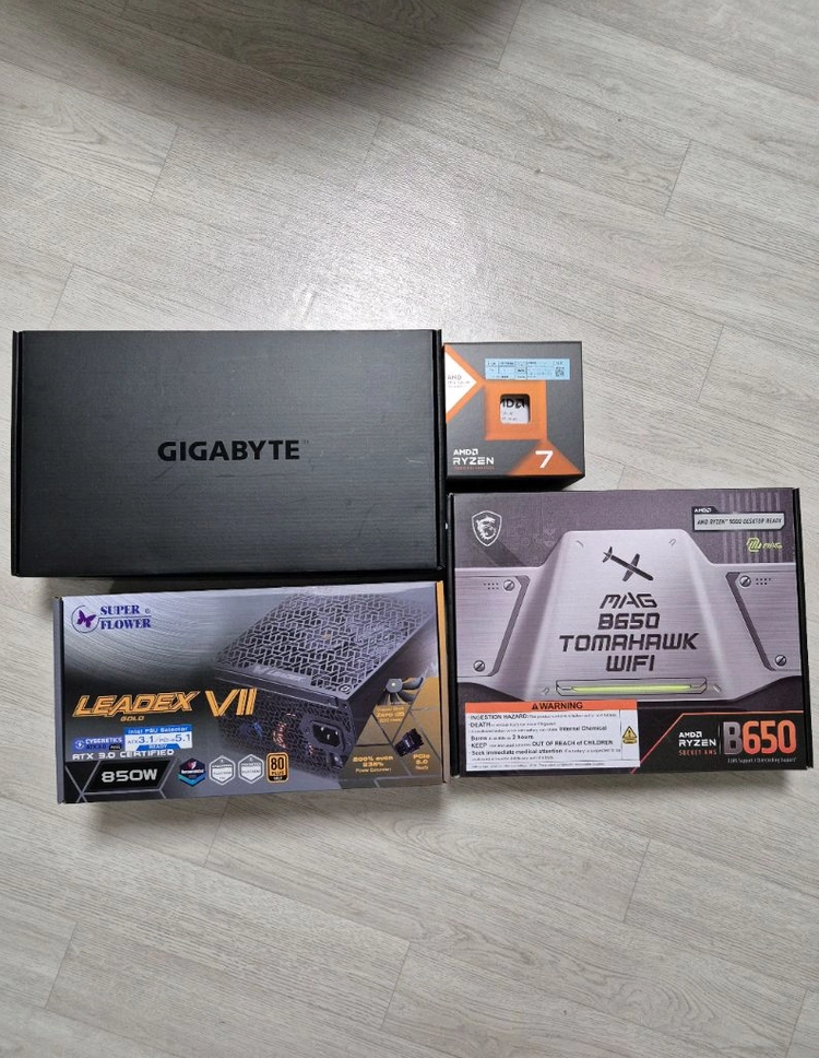 (전주) 7800x3d 4070super ddr5 5600 32G p41 2TB 본체 판매합니다. 이미지