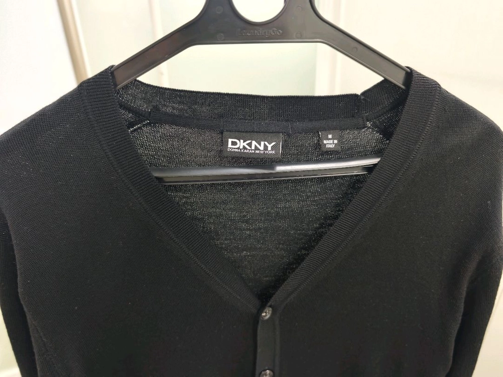 DKNY 블랙 남성 가디건 이미지