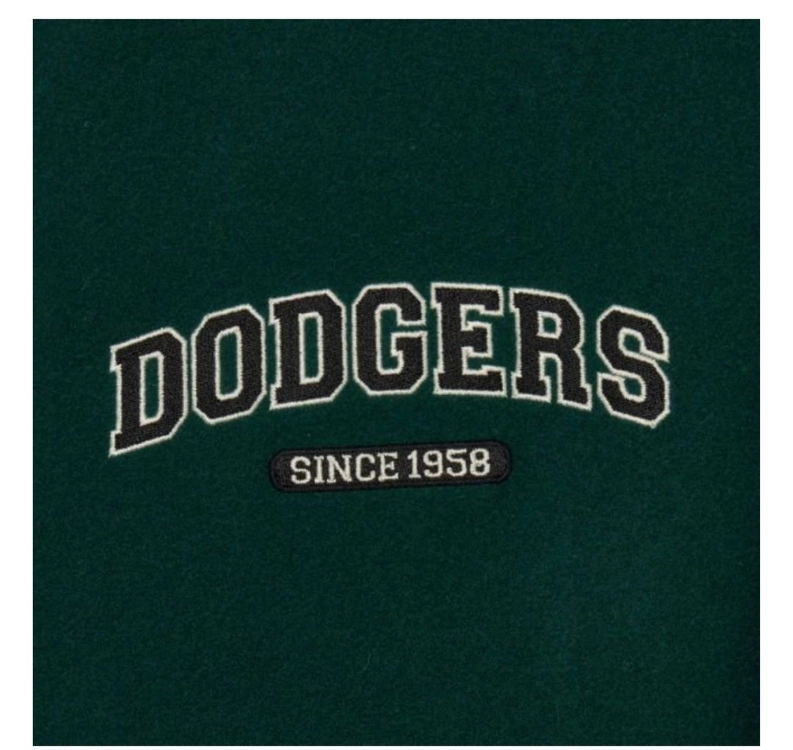 [새제품] MLB 울 와펜 소매배색 바시티자켓 L 이미지