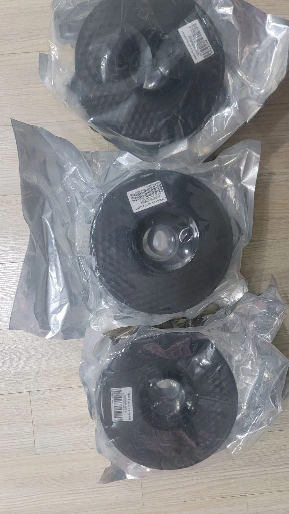 미개봉)3D프린터 필라멘트 1.75mm PLA 3D 프린터 필라멘트 1kg 검정 이미지