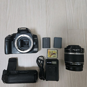 캐논 EOS 400D DSLR 카메라 +캐논 EF-S 18-55mm 3.5-5.6 IS 렌즈 포함 이미지