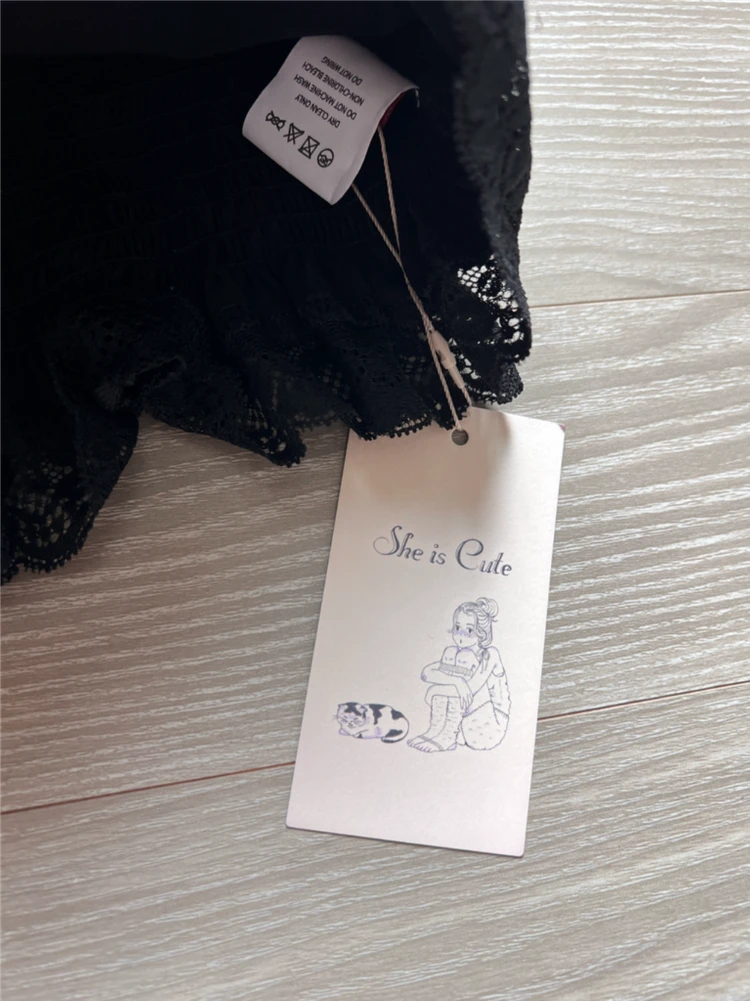 쉬이즈큐트 돌리탱크탑 dolly tank top 블랙 이미지