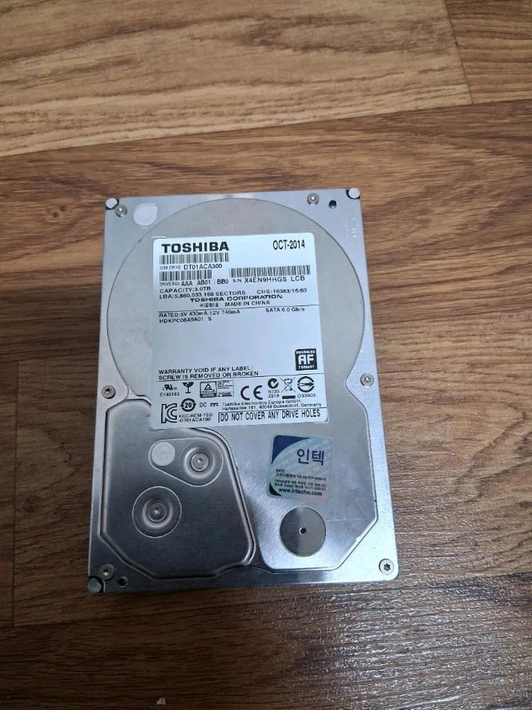 3TB 하드디스크 SATA/6.0GB 이미지