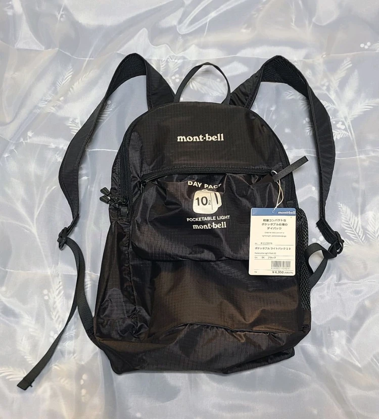 몽벨 포켓터블 라이트팩 10L 백팩 가방(새상품) 몽벨(mont-bell) 포켓터블 라이트팩10L (새상품) 이미지