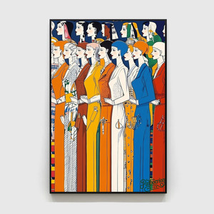 그녀들의 연대기 그림 액자 팝아트 인테리어소품 인물그림 인물액자 대형그림액자 거실인테리어 아트포스터 캔버스액자 이미지