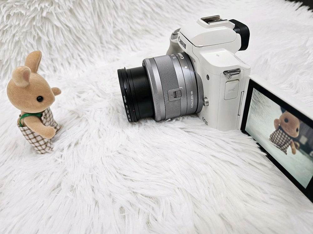 [민트급] 캐논 EOS M50 Mark2 번들 렌즈, 미러리스 카메라 이미지