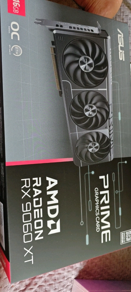 asus 프라임 라데온 RX 9060 XT 16gb 미개봉 - 안심되는 중고거래