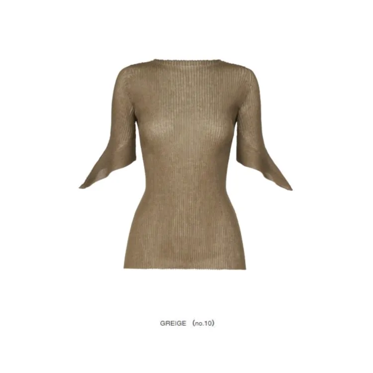 이세이미야케 SPIKELET KNIT 니트 탑,플리츠플리즈 이미지