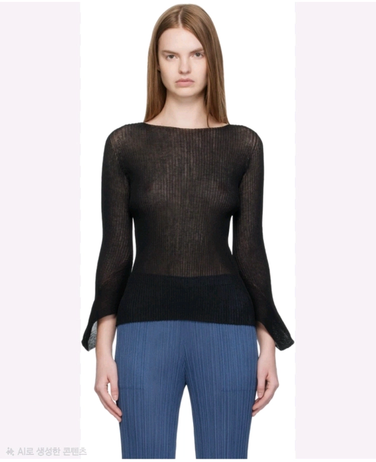 이세이미야케 SPIKELET KNIT 니트 탑,플리츠플리즈 이미지