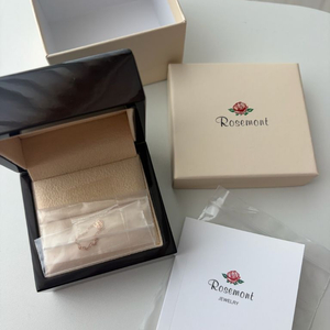 로즈몽 14K 로즈 체인 반지 RA24C05S 새것 이미지