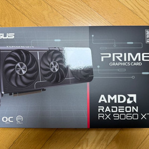 ASUS PRIME 라데온 RX9060XT OC D6 16GB 판매합니다 이미지