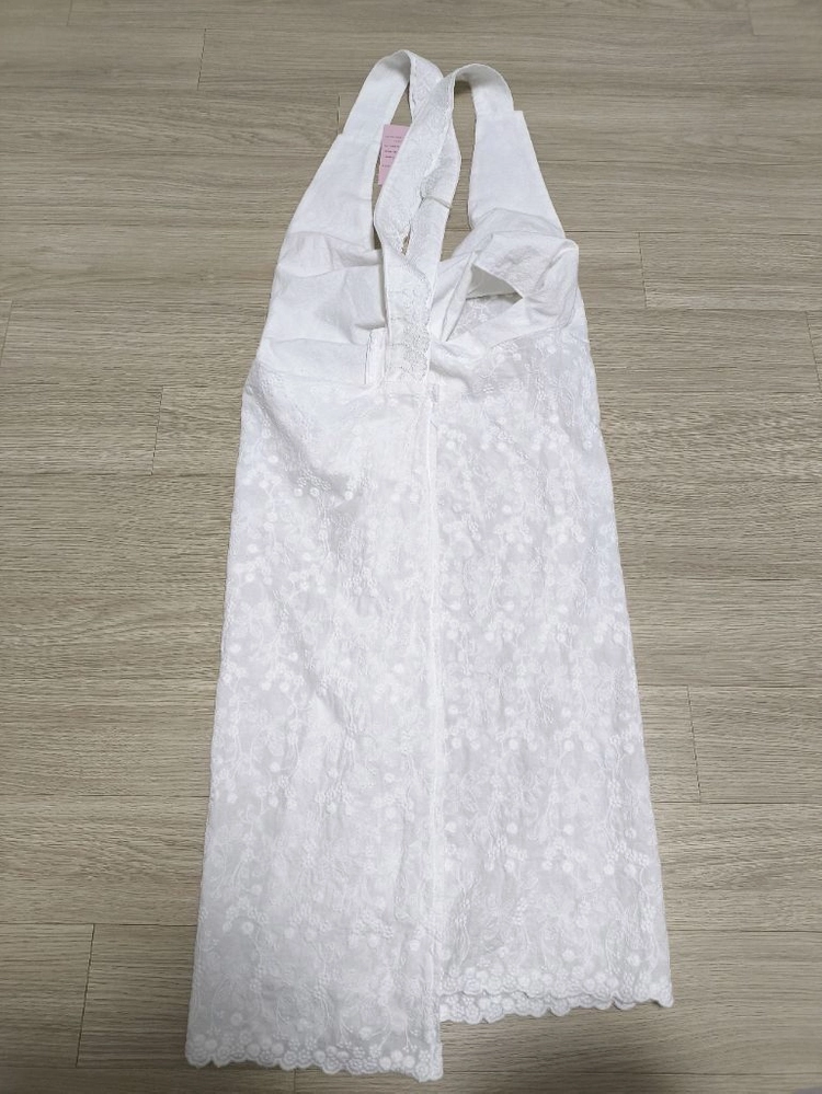 미사용)핸드메이드 레이스 앞치마 이미지