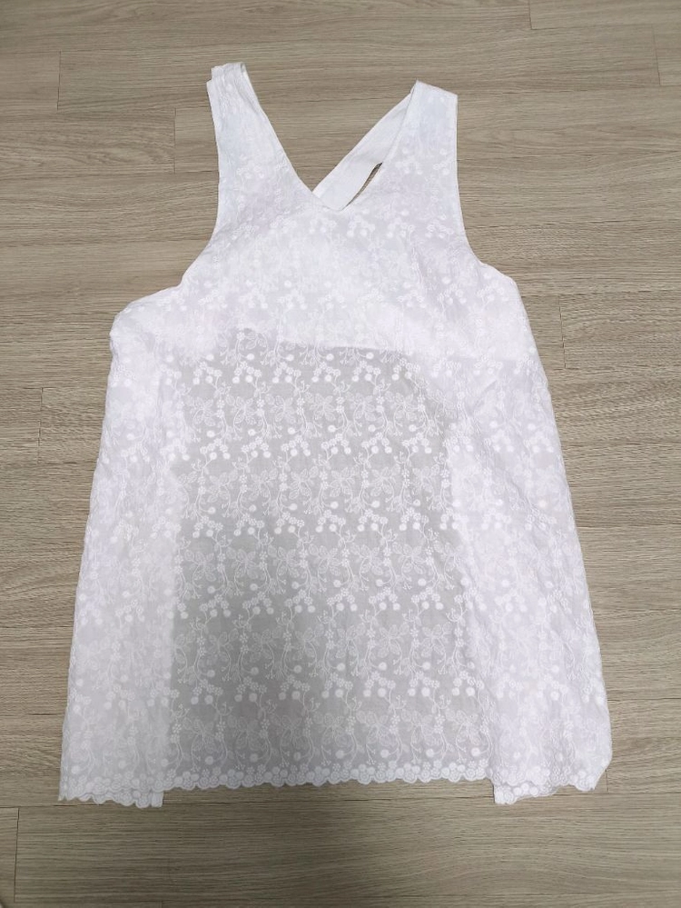 미사용)핸드메이드 레이스 앞치마 이미지