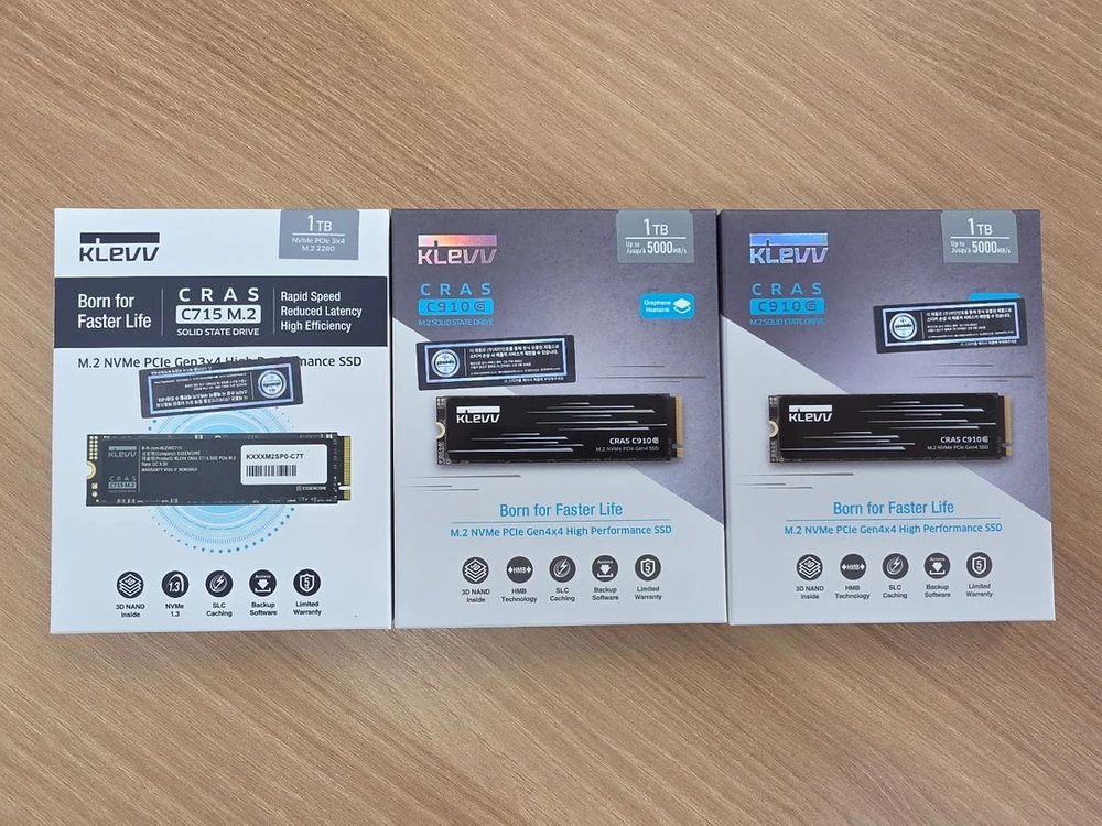 에센코어 클레브 C910G M.2 NVMe 1TB 2개 세트 이미지