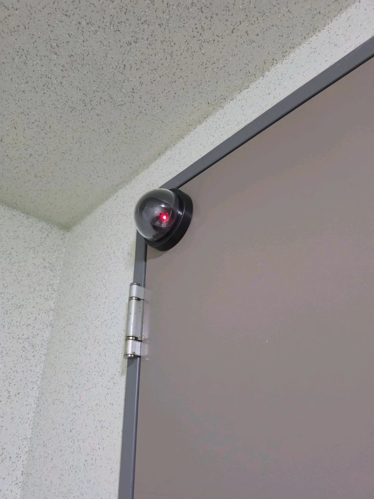 모형 CCTV 돔 카메라 (블랙/ 화이트) 세제품 이미지