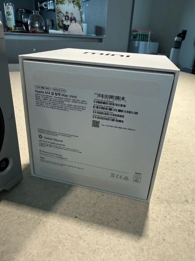 급처) m4 맥미니 기본형 + 1tb 도킹스테이션 + 매직키보드 터치ID usb c타입 판매 이미지