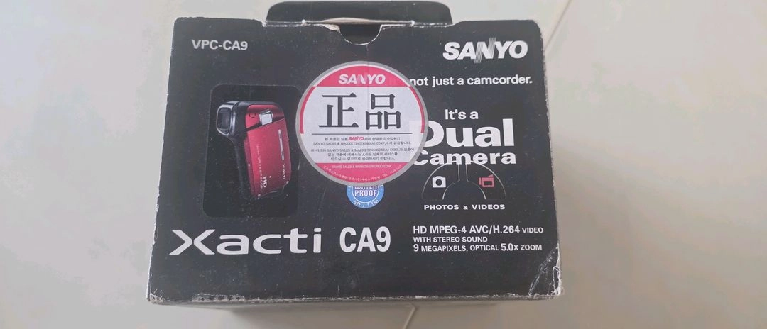 산요 작티 Xacti CA9 캠코더 레드 - 안심되는 중고거래
