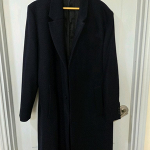 ZARA MAN 블랙 클래식 롱 코트 XL 남성코트 이미지