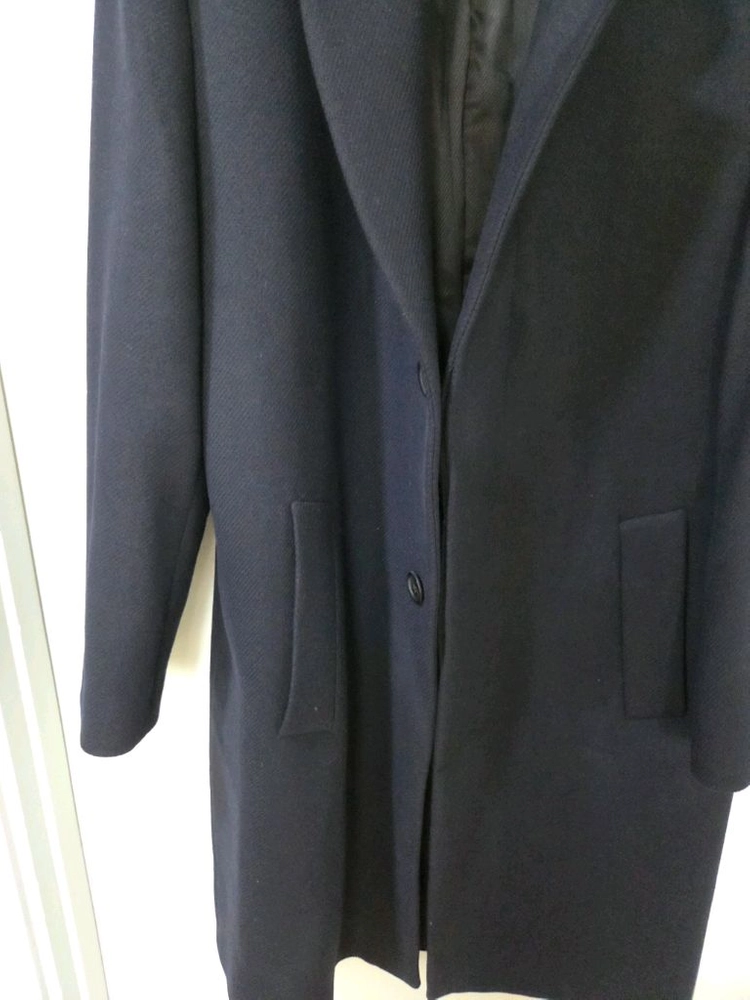 ZARA MAN 블랙 클래식 롱 코트 XL 남성코트 이미지