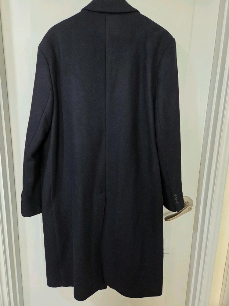 ZARA MAN 블랙 클래식 롱 코트 XL 남성코트 이미지