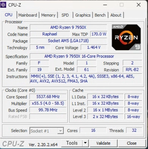 라이젠9 7950X / 삼성 DDR5 128GB / RTX 3060 12GB 고사양 작업용 디스크탑 이미지
