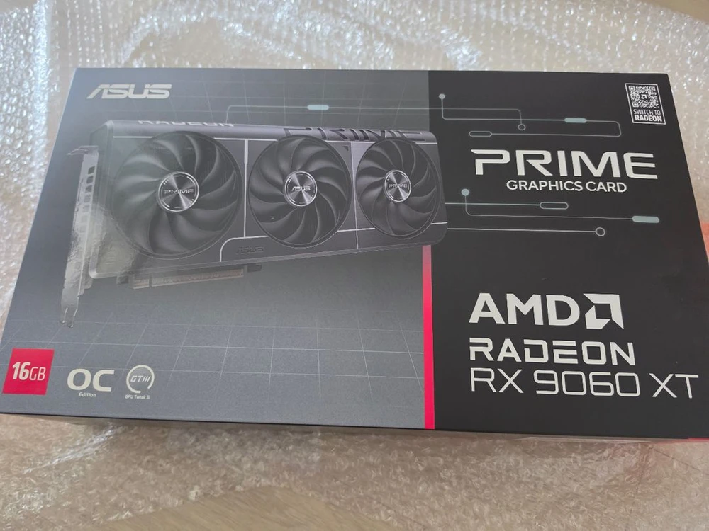 Asus RX 9060XT 16GB 미개봉 - 안심되는 중고거래