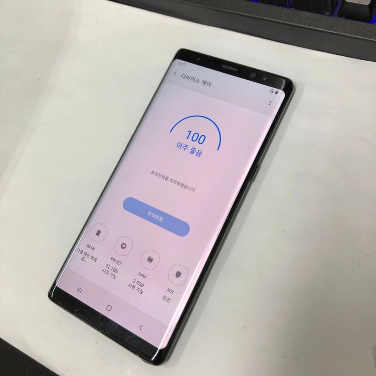 .기능정상) 갤럭시 노트8 64GB 블랙 KT 중고폰 215154 이미지
