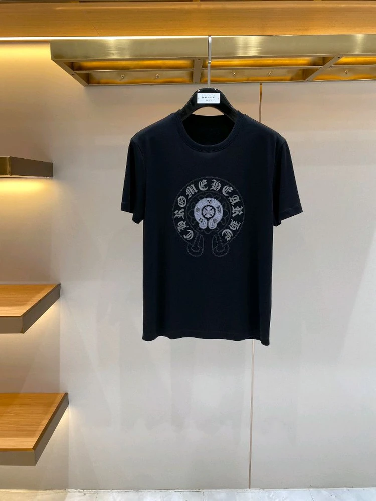 크롬하츠(Chrome Hearts) 26SS 신상 로고 반팔티 (고급 실켓면 소재) 이미지