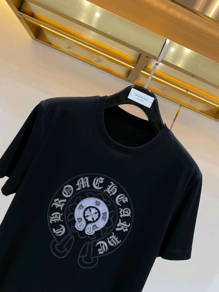 크롬하츠(Chrome Hearts) 26SS 신상 로고 반팔티 (고급 실켓면 소재) 이미지
