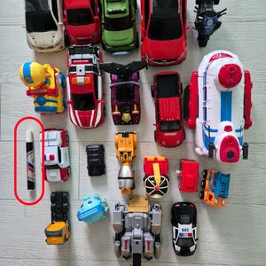 중고 여러가지 장난감 차 20개 일괄 이미지